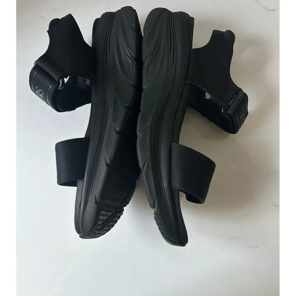 Skechers D'Lux Walker Sandals black size 8 - Picture 2 of 10
